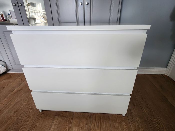 IKEA MALM chest of 3 drawers