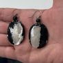Vintage Handmade Real Shell Drop Earrings Image 3