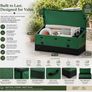 XXL Outdoor Storage Box Waterproof Garden Storage Container Tarpaulin Cushion Box Image 2