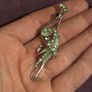 Vintage Ladies Peacock Brooch Image 4