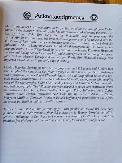 AT The Foot Of The Slieve Bloom. History Of Folklore Of Cadamstown. By Paddy Heaney. First Edition Large Volume Hardback 370 pages In Good Condition.  See Photos For Same.
