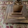 Mid-century pair of brass corinthian column standard lamps Image 3