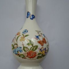 Aynsley Vase, Cottage garden design, Fine Bone china , Home decor. Vase