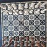 Vintage Egyptian lacquered Chess Set. Image 2