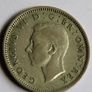 1943 Silver Sixpence WW2 lucky coin 6d Image 2