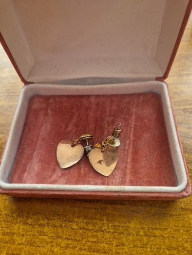 Vintage Heart Earrings