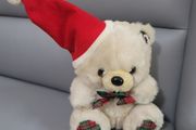 8 Inch Christmas Teddy Bear Like New Plush Soft Toy