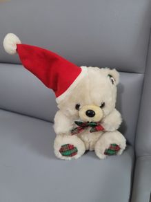 8 Inch Christmas Teddy Bear Like New Plush Soft Toy