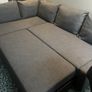 Grey Corner Sofa Bed with Storage - Excellent Condition Image 4