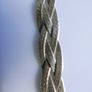 Vintage 925 Sterling Silver 18" Braided Chain Necklace 11.62 grams Image 4