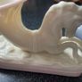BELEEK antique pair of cornucopia seahorse vases Image 4