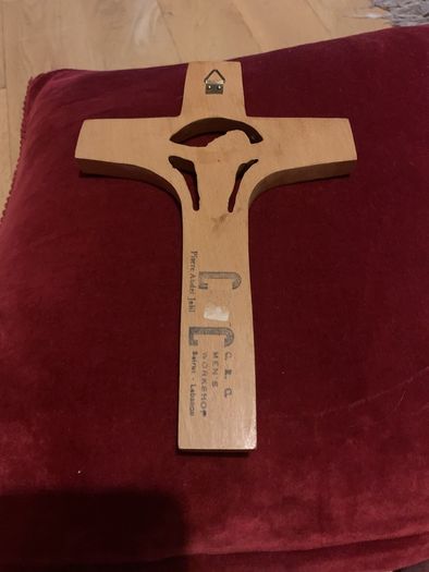 Vintage Carved Wooden Cross