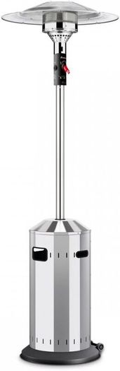 8kW Gas Patio Heater Outdoor Garden Heater with Wheels