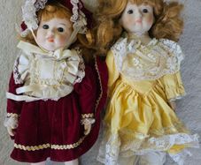 Vintage Porcelain Dolls x 2
