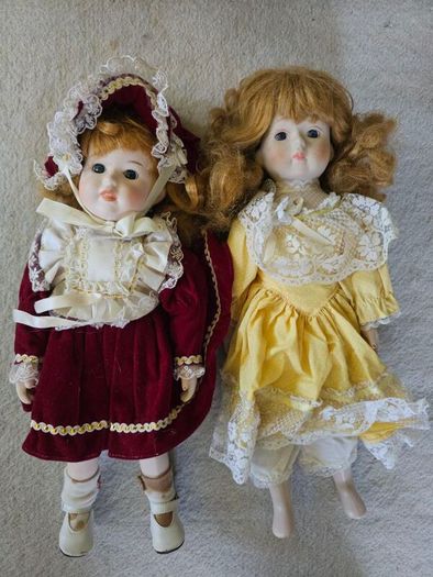 Vintage Porcelain Dolls x 2
