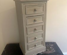 Antique Painted Cabinet with Drawers