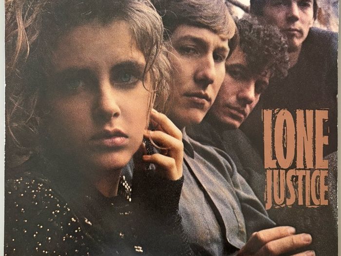 Lone Justice LP featuring Maria McKee on vocals. Record professionally cleaned and plays like new - cover is in nice shape. With original printed insert.  Cheaper than a Temple Bar pint. Bargain!