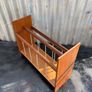 Mid-Century Danish Teak Magazine Rack Modern Design c1970s Image 2