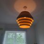 Modern IKEA Lamp and Custom Made Wooden Blinds Excellent Condition Image 2