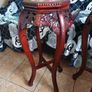 Vintage Rosewood Pedestal Stands Image 2