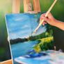 Canvas Panels 20x25cm-12 Packs Blank Art Canvases Pre Stretched Canvas Board, 100% Cotton Artist Painting Canvas for Acrylic Painting, Oil Paint & Wet Art Media (FREE POSTAGE) Image 5