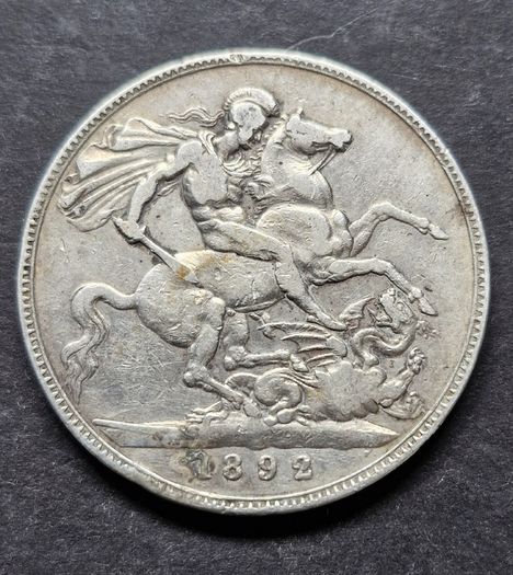1892 United Kingdom 1 Silver Crown