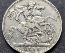 1892 United Kingdom 1 Silver Crown