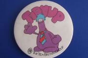 THE TIDY BRITAIN GROUP (environmental charity) - a scarce promotional badge featuring Tidyup from the popular children's TV cartoons of the 80s (dated 1989)