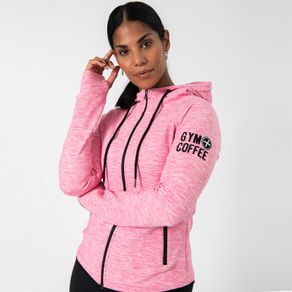 Gym + Coffee Womens Fleck Hoodie