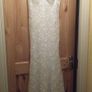 Allure bridal wedding dress ivory lace and silk fabulous detailing Image 9