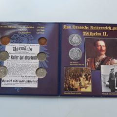 2 x Silver coins in old German Empire set Kaiser Wilhelm II | original Silver Coins