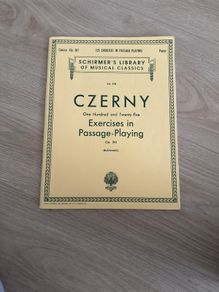 Czerny Op.378 Schitmer's library of musical classics piano book
