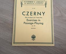 Czerny Op.378 Schitmer's library of musical classics piano book