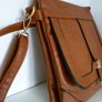 Hand Bag Crossbody Brown Faux Leather Multi Pocket Handbag- Purchased In Carraig Donn Image 8