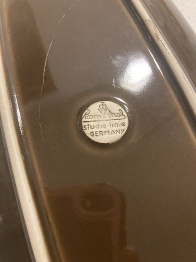I have other pieces too ( plates) - A bundle of Rosenthal Pieces- 4 Classic Belcanto Champagne Flutes, Brown Rectangular Cake Plate, 2 Studio Line Espresso- Sammeltasse Nr 2 saucers