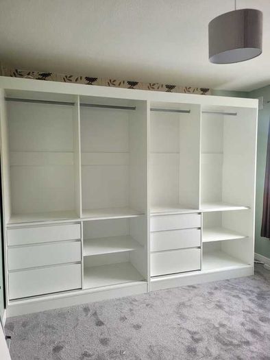 Wardrobe - Two Wardrobes - Total 280cm