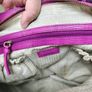 Rare vintage dkny Purple Snake Print Bag Y2K McBling Satchel Image 5