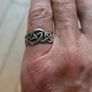 Unisex silver Celtic weave ring Image 3