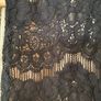 Womens  Love Fire Black Floral Lace Sleeveless Top Blouse Image 2