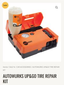 Autowurks Up and Go tyre repair kit system