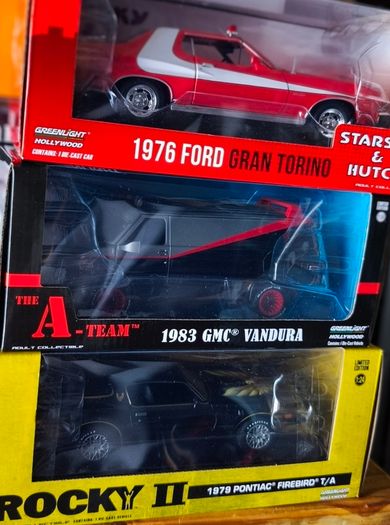 A-Team / Starsky and Hutch / Rocky (Car Models) 1:24 Scale.