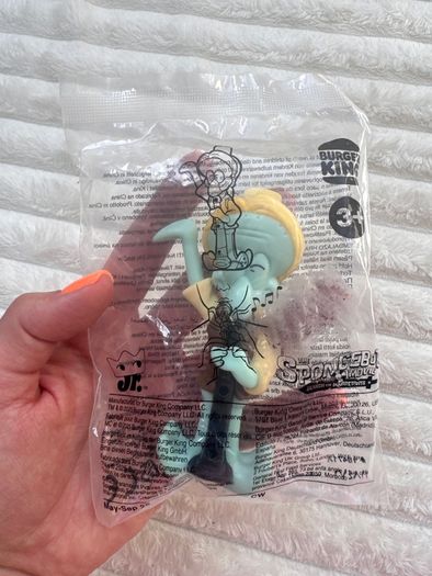 Burger King Squidward Toy SpongeBob Search For SquarePants Movie 2025 approx. 10 cm. Please see photos