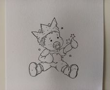 Birthday Edwin - Magnolia Rubber Stamp
