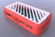 Aura Slim Raspberry Pi Zero Case Ultra Low Profile Snap Fit Enclosure