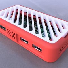 Aura Slim Raspberry Pi Zero Case Ultra Low Profile Snap Fit Enclosure