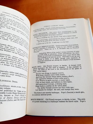 Current Literary Terms