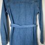 Woman Denim midi dress Image 4