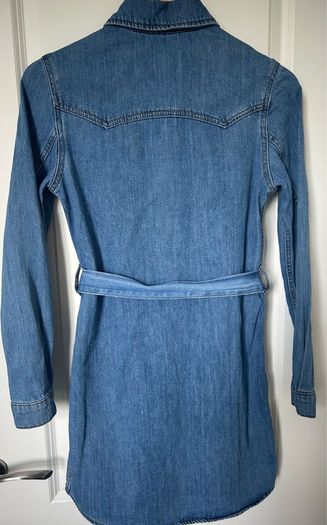 Woman Denim midi dress