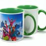 Personalised Photo Two Tone  Mugs Image 2