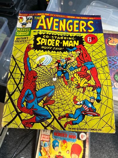 marvel uk The Avengers Issue 8 1973